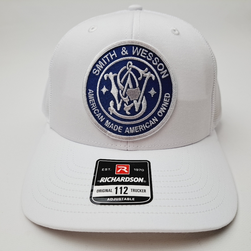 Smith & Wesson Richardson 112 Trucker Mesh Snapback Cap Hat Embroidered  …